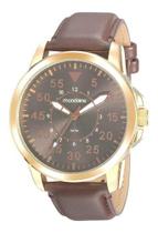 Relógio Masculino Mondaine Dourado/marrom 99497gpmvdh1