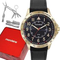 Relógio Masculino Mondaine Dourado Original Prova Dágua Luxo Relógio Masculino Mondaine Dourado Original Prova Dágua Luxo