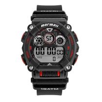 Relógio Masculino Mormaii Force MO8005/8P Preto/vermelho Relógio Masculino Mormaii Force MO8005/8P Preto/vermelho