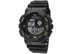 Relógio Masculino Mormaii Wave Digital Mo3415a/8P Preto/laranja