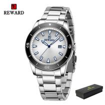 Relógio Masculino Movimento Quartzo Elegante Aço Inoxidável Impermeável Relógio Masculino Movimento Quartzo Elegante Aço Inoxidável Impermeável