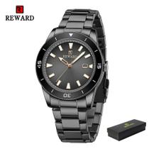Relógio Masculino Movimento Quartzo Elegante Aço Inoxidável Impermeável Relógio Masculino Movimento Quartzo Elegante Aço Inoxidável Impermeável