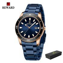 Relógio Masculino Movimento Quartzo Elegante Aço Inoxidável Impermeável Relógio Masculino Movimento Quartzo Elegante Aço Inoxidável Impermeável