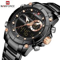 Relógio Masculino Naviforce 9163 Preto Digital Analógico I