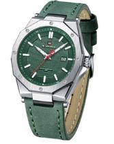 Relógio Masculino Naviforce Pulseira Couro NF9200 Verde Relógio Masculino Naviforce Pulseira Couro NF9200 Verde