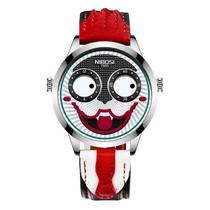 Relógio Masculino NIBOSI Clown - Analógico de Quartzo com Pulseira de Couro