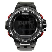 Relógio Masculino Onix Digital IT-379H Preto e Vermelho Relógio Masculino Onix Digital IT-379H Preto e Vermelho
