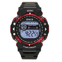 Relógio Masculino Onix Digital IT-8402801 Preto e Vermelho