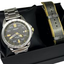 Relógio Masculino Orient Analógico 2 Pulseiras MBSS1428 G2SX Relógio Masculino Orient Analógico 2 Pulseiras MBSS1428 G2SX