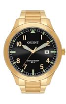 Relógio Masculino Orient Analógico Aço Dourado Mgss1181 P2kx