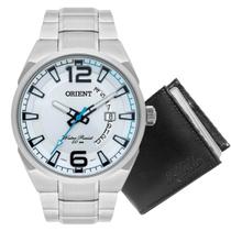 Relogio Masculino Orient Analogico em Aço Prata + Garantia