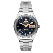 Relógio Masculino Orient Automático 469SS083NH D2SX AzulPrata Relógio Masculino Orient Automático 469SS083NH D2SX AzulPrata