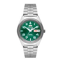 Relógio Masculino Orient Automático Aço Prata Mostrador Verde Original Resistente à Água RO469SS083FE2SX Relógio Masculino Orient Automático Aço Prata Mostrador Verde Original Resistente à Água RO469SS083FE2SX