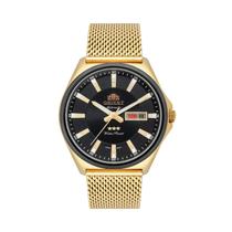 Relógio Masculino Orient Automatico Dourado F49Mm009 P1Kx