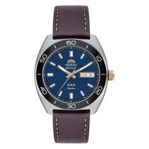 Relógio Masculino Orient Automático YN6MC019 D1NX AzulMarrom Relógio Masculino Orient Automático YN6MC019 D1NX AzulMarrom