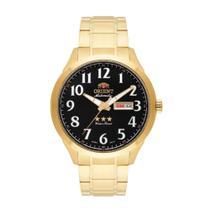 Relógio Masculino Orient Dourado Automático 3 Estrelas