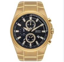Relógio Masculino Orient Dourado Cronografo MGSSC042 P1KX