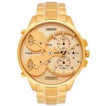 Relógio Masculino Orient Dourado Cronógrafo MGSST003