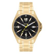 Relógio Masculino Orient Dourado Esporte 100 Metros Mgss1107