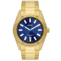 Relógio Masculino Orient Dourado MGSS1265 D1KX Mostrador Azul