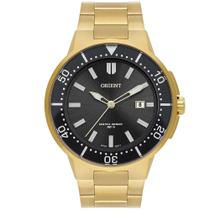 Relógio Masculino Orient Dourado MGSS1266 P1KX Original Relógio Masculino Orient Dourado MGSS1266 P1KX Original