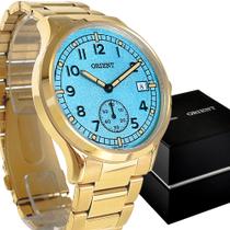 Relógio Masculino Orient Exclusivo Dourado Original Garantia