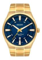 Relógio Masculino Orient MGSS1191 D1KX Dourado Mostrador Azul