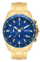 Relógio Masculino Orient Mgssc024 D1Kx Azul Dourado Crono