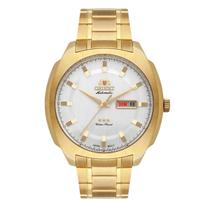 Relógio Masculino Orient Original F49GG022S1KX Pulseira Metal Dourado