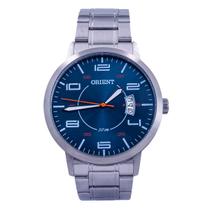 Relógio Masculino Orient Prata Aço Inoxidável Original Resistente à Água