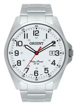 Relógio Masculino Orient Prata Fundo Branco MBSS1171 S2SX