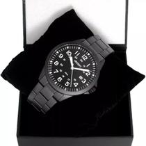 Relógio Masculino Orient Pulseira Aço Black MPSS1028 P2PX