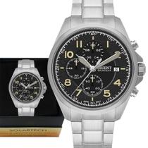 Relógio Masculino Orient Solartech Cronógrafo Analógico Luxo