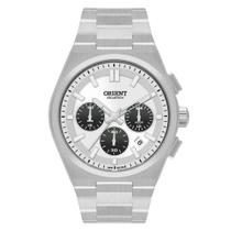Relógio Masculino Orient Solartech Cronógrafo Panda MBSSC274 S1SX Branco e Preto Relógio Masculino Orient Solartech Cronógrafo Panda MBSSC274 S1SX Branco e Preto