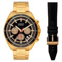 Relógio Masculino Orient Solartech Cronógrafo Pulseira Extra Exclusivo