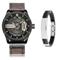 Relógio Masculino Original Curren Esportivo + Pulseira Metal