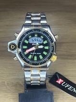 Relógio Masculino Original Xufeng A Prova D Água, Display Duplo Analógico e Digital