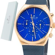 Relogio Masculino Oslo Norway Analogico Aço Inoxidavel Bronze Cronografo Social Original Resistente a Agua 1 Ano de Garantia OMTSSCVD0011D1DX Relogio Masculino Oslo Norway Analogico Aço Inoxidavel Bronze Cronografo Social Original Resistente a Agua 1 Ano de Garantia OMTSSCVD0011D1DX