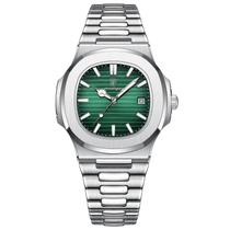 Relógio Masculino Poedagar 613 Quadrado Aço inoxidável Branco Relógio Masculino Poedagar 613 Quadrado Aço inoxidável Branco