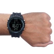 Relógio Masculino Potenzia Digital com Pulseira de Silicone Resistente a Água