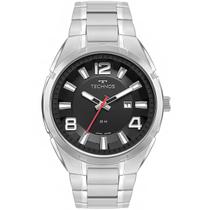 Relógio masculino prata technos original 2117lcz/1p