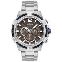 Relogio masculino prateado technos legacy JS26AV/1M