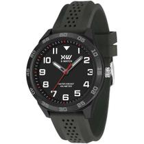 Relógio Masculino Preto Silicone X-Watch Prova D'Água + NF