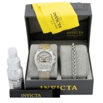 Relógio Masculino Pro Diver de Aço e Ouro Rosa c/ Mostrador Madrepérola e Pulseira - Edição Especial