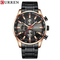 Relógio Masculino Pulseira Aço Inox Curren 8351