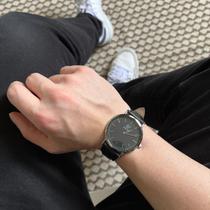 Relógio Masculino Pulseira De Couro Riverside Minimalista 40mm New Port