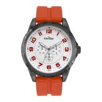Relogio masculino pulseira vermelha condor co6p29jc/2b