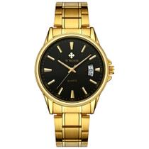 Relógio Masculino Quartzo Dourado em Aço inoxidável Á prova Dagua Relógio Masculino Quartzo Dourado em Aço inoxidável Á prova Dagua