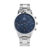 Relógio Masculino Saint Germain Chrono Blue Silver 42mm