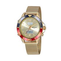 Relógio Masculino Seculus Anadig Dourado 20883GPSVDA3 Relógio Masculino Seculus Anadig Dourado 20883GPSVDA3
